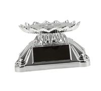 Amosfun 360 présentoir rotatif avec lumière Présentoir de bijouterie Support de présentation rotatif pour Moteur afficher présentoir tournant la table représente l'affichage abdos Silver