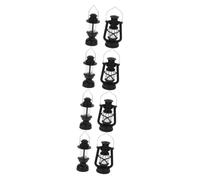 Amosfun 4 Ensembles Lampes À Pétrole Miniatures Décor Rétro pour Maison De Poupées Lampes À Huile pour Décoration De Noël Élégant 2 Pièces * 4