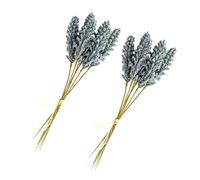 Amosfun 4 Pièces 2 Plantes artificielles Wedding Decorations bouda Decoration Interieure Fausses Fleurs tiges de blé d'ornement Faux Fleurs artificielles décor blé Artificiel Fausse Fleur