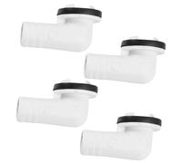 Amosfun 4 pièces Adaptateur de Tuyau de Drainage pour Climatiseur de Connecteur Étanche pour de Fenêtre Évacuation sans Fuite pour Climatiseur Mobile
