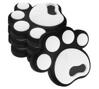 Amosfun 4 Pièces Autocollant Antidérapant Snowboard Blanc en Silicone