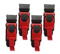 Amosfun 4 Pièces Boucle Casque de Sécurité Attache Mentonnière Métallique Rapide à Dégagement Clip Compatible Design Facile à Utiliser