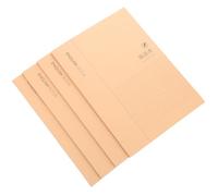 Amosfun 4 Pièces Cahier D'écriture Anglais B5 64 Pages Papier Beige