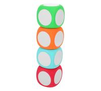 Amosfun 4 Pièces Dés D’activité Mathématique 6cm en Mousse Eva, Cubes
