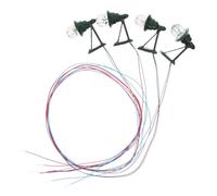 Amosfun 4 Pièces Lampes Miniatures pour Décoration Poupées Accessoires de Modèles de Paysage Réaliste