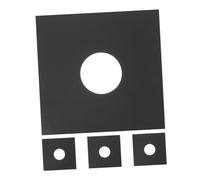 Amosfun 4 Pièces Pochette De Disque Accessoires pour Vinyles Vestes De Vinyles Pochette De Protection pour Disque Vinyle Fournitures De Papier Kraft