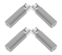 Amosfun 4 Pièces Poignée de Store en Plastique Poids Stable pour Rideaux et Stores, Installation Facile DIY, Design Carré Minimaliste pour Fenêtres Modernes