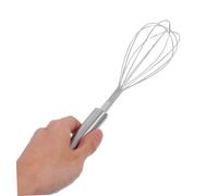 Amosfun 4 Pièces Set de Batteur à Œufs Manuel Rotatif Acier Inoxydable avec Spatule et Pinceau Silicone Résistant Chaleur pour Pâtisserie Cuisine et Mélange de Pâte