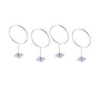 Amosfun 4 Pièces Support de Rangement pour Ballons de Basket, Garage à Paniers de Basket Mural en Fer, Argenté, Installation Facile, Trous Pré-percés, pour Football et Ballon d'exercice,