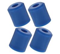 Amosfun 4 Pièces Support Mural Flottant, Caoutchouc Bleu Stable | Fixation Murale, Rangement Vertical pour Planche, Protège des Rayures et Déformations, Usage Intérieur