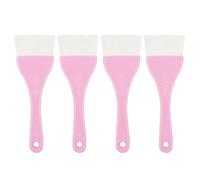 Amosfun 4 Pinceaux pour Masque Facial Doux et Efficaces, Applicateurs de Beauté pour Soin Peau, Set de 4 Pièces Rose, Outil Pratique pour Application Uniforme de Masque, pour Visage