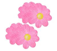 Amosfun 40 Feuilles Serviettes décoratives de marguerites décorations d'anniversaire motif marguerite serviettes de table joyeux anniversaire serviettes de nuptiales papier Rosy