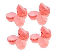 Amosfun 400 Pièces Lot de Caissettes à Cupcakes Papier Graisse pour Four et Friteuse à Résistants Chaleur pour Anniversaire Mariage et
