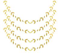 Amosfun 4pièces Guirlande De Papier Banderole De Fête Décorations De Mariage Fanion Décoratif Accessoire De Fête Bannière Amusante