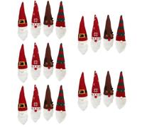 Amosfun 5 Ensembles Couvercle De Bouteille De Vin Non Sacoche Pompons Oranges Décoration De Fournitures De Cuisine Guirlande De Noel Artificielle Glands Dorés Strass Tricot 4 Pièces * 5