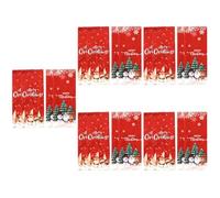 Amosfun 5 Ensembles Ensemble De Bouteilles De Noël Pulls pour Bouteilles De Vin Tasses Lumières pour De Vin avec en Liège Housses pour 4 pièces * 5