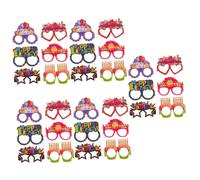 Amosfun 5 Ensembles Lunettes Anniversaire Amusantes Papier Pour Accessoires Photo Déguisements Festifs 18 Pièces * 5