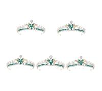 Amosfun 5 Pièces accessoire de cheveux couronne accessoire cheveux mariage Accessoire de cheveux de mariage diadème de mariée couronne de princesse couronnes d'anniversaire pour les femmes
