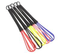 Amosfun 5 pièces Mini Plastique pour Salon de Coiffure Mélangeur de Teinture à Main Agitateur Ballon Lot de Manche Facile à Nettoyer Couleurs Aléatoires Couleur Couleur Aléatoire