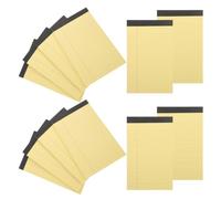Amosfun 50 Feuilles Petits Blocs-notes Juridiques en Papier, Lignes | Guide de Marge Clair, Pages Détachables, pour Enseignants, Étudiants, Prises de Notes au Bureau