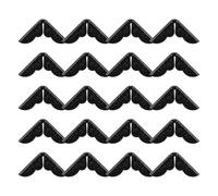 Amosfun 50 Protège-Coins de Livres Vintage en Métal 14 Mm Bicolore pour Albums Photo, Boîtes à Bijoux et Fournitures de Décoration, Protections D’Angle pour Lecture et Scrapbooking