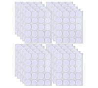 Amosfun 500 Pièces Autocollants Adhésifs Mèche de Bougie Mousse Blanche pour Stabilisation des Mèches Lors Fabrication de Bougies