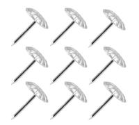 Amosfun 500 Pièces Clous Décoratifs pour Canapé Argentés en Fer, Forme Ronde Antique, Accessoires pour Meubles et Projets Diy, Fixation et Décoration