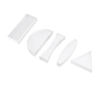 Amosfun 5pièces Lentilles Optiques Acrylique Pour Cours De Physique Enseignement Science Avec Lentille Concave Et Convexe Pour Expérience Optique Scolaire