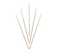 Amosfun 5pièces Set de Bâtonnets de Nettoyage des Oreilles Bambou avec Manche Antidérapant de Outils de Curage Oreille Durables pour Usage Familial Accessoires pour Élimination de Cérumen
