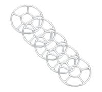 Amosfun 5pièces Support De Plaque Gaz Robuste Anneaux Pour Cuisinière à Gaz Résistant Haute Température Rack Wok Multifonction Pour Maison Et Cuisine Adapté Aux Casseroles Pots à Lait Et c