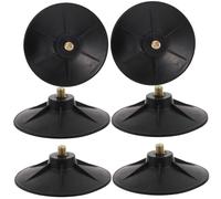 Amosfun 6 pièces Base de Fixation pour de Frappe avec Ventouses et Vis Support Compact et Robuste pour Entraînement Boxe et à Domicile Base Autoportante Espace Réduit