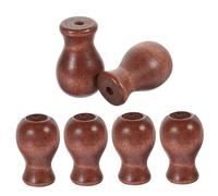 Amosfun 6 pièces Boutons de Tirage Bois pour Cordon de Store Lot de Pompons Cordons Robustesse et Facilité Installation pour Stores et Rideaux