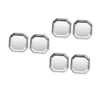 Amosfun 6 Pièces Plat Octogonal Collations Coréennes Mini Bol Carré Plateaux De Vanité Assiettes De Fête Petits Bols Pour Tremper Assiettes De Chargeur Tremper Bols À Sauce Plat De