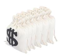 Amosfun 6 Pièces Pochette à Cordon en Toile Pratique et Solide pour Biscuits et Bonbons, pour Fêtes D'anniversaire et Soirées à Thème Pirate