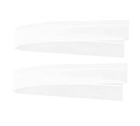 Amosfun 6 Pièces Poêle Gap Bande couvercle anti eclaboussure plaque anti projection déversement entre ruban d'étanchéité décoratif ustensile de cuisine bande d'étanchéité Gel de silice