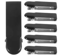 Amosfun 6 Pinces à Billets en Fer Robustes et Portables pour Tiroir-caisse Noir, Accessoires Pratiques pour Petites Entreprises et Gestion de Caisse