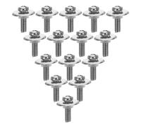 Amosfun 60 Ensembles Set de Vis de Fixation du Couvercle de Casserole M5 en Acier Inoxydable avec Rondelles 304 et Joints en Silicone Résistant la Chaleur pour Wok et Marmites Usage