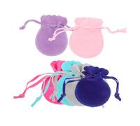 Amosfun 6pièces Pochettes à Bijoux Avec Cordon Sacs De Rangement Petits Pochettes Pour Bijoux Et Accessoires Sacs Cadeaux à Cordon De Serrage