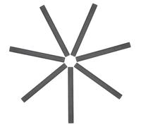 Amosfun 7 Pièces Cylindres Graphite Conducteurs Bâtons Électrode pour Expériences Électriques Fusion Coulée et Laboratoire