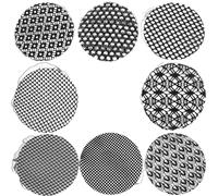 Amosfun 8 Pcs Filets à Cheveux pour Femmes Snoods pour Chignon Couverture de Chignon Discrète Résille Légère et Élastique pour Coiffures Quotidiennes ou Événements