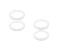 Amosfun 8 Pièces Anneau Diffuseur Parfum en Silicone pour Ampoules 90mm, | Chauffe Uniforme, Bord Large, Réutilisable, pour Chambre et Coin Lecture, Formes Variées