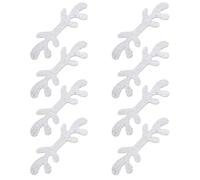 Amosfun 8 Pièces Décoration Casque Audio Soi-même Bois de Cerf