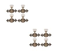 Amosfun 8 Pièces Patère Murale Rétro en Alliage de Zinc, Design Perles | Installation Simple, Bords Arrondis, Usage Entrée, pour Chapeaux et Robe, Style Rustique