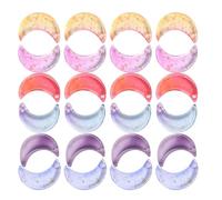 Amosfun 80 Breloques Lune en Verre de Forme Lune, Robustes et Fiables, Finement Travaillées Surface Lisse, pour Décorations DIY et Ornements de Bracelet Couleur Couleur Aléatoire