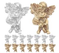 Amosfun 80 Breloques pour Ongles 3d Baroque D'ange, Décoration Manucure 80 Pièces, Accessoires Nail Art Petits Charms pour Faux Ongles, Usage Professionnel et Domicile