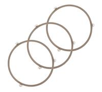 Amosfun 9 Pièces plateau tournant pour four à micro-ondes rouleau tournant pour four à micro-ondes anneau tournant pour micro-ondes platines vinyles plaque tournante support de platine