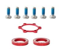 Amosfun 9 Pièces Rondelle de Conversion de Moyeu Vélo | Vtt et Route, Fixation Sûre sans Bavure, Légère et Lisse, Accessoire Compatible Boost 142 à 148mm
