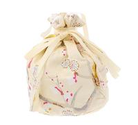 Amosfun à Cordon Coton Robuste Motif Style Kimono Traditionnel Pochette de Rangement Cadeau pour Fête et Anniversaire