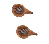 Amosfun à Décorer 2 Pièces Panier De D'abondance D'automne Panier De De D'abondance En Osier De Thanksgiving De s De Rangement En Rotin De Fruits