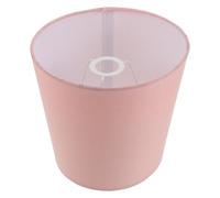 Amosfun Abat-Jour Conique en Lin Rose Poudré pour Lampe de Table Abat-Jour en Tissu Cylindrique Décoratif Abat-Jour de Rechange pour Lampe de Chevet Lumière Chaude pour Salon et